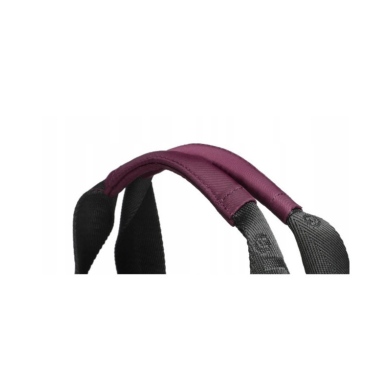 Torba Plecak 2w1 na Laptopa do 14,1" Bordowa – Nowoczesna i Wodoodporna (T116)