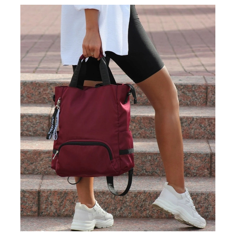 Torba Plecak 2w1 na Laptopa do 14,1" Granatowa – Nowoczesna i Wodoodporna (T116)