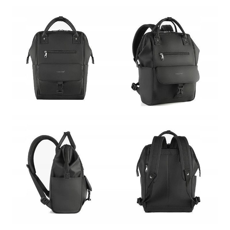 Wielofunkcyjny Plecak Torba na Laptopa 15,6" Czarny – Solidny i Wodoodporny (T115)