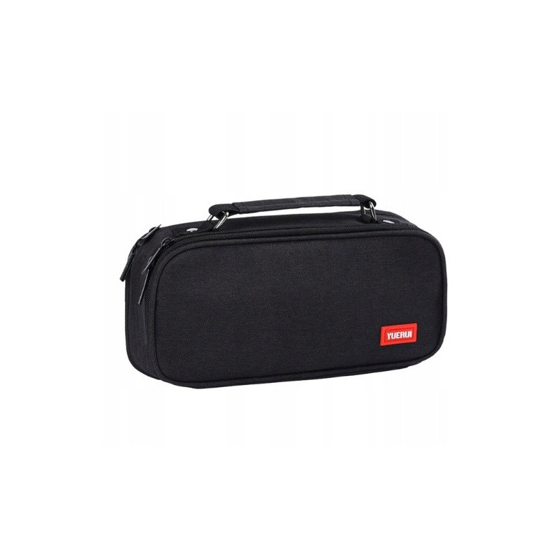 Duży Czarny Organizer Piórnik Szkolny (C005)