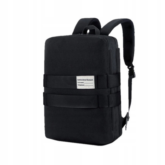 Plecak biznesowy 2w1 Miejska torba na laptopa 15.6 Czarny PT026