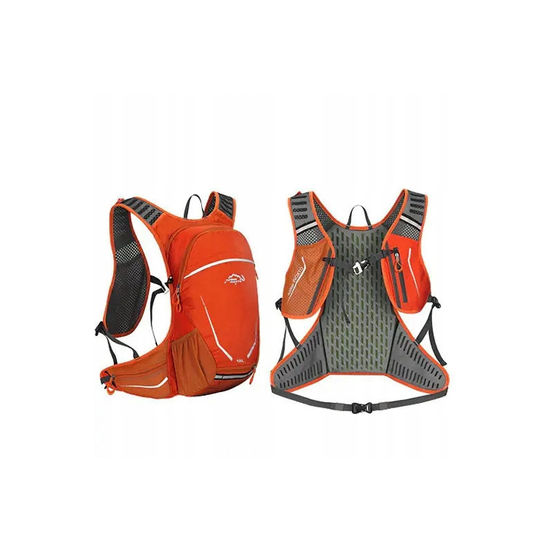 Multisportowy plecak 16L z bukłakiem 1.5L – Pomarańczowy