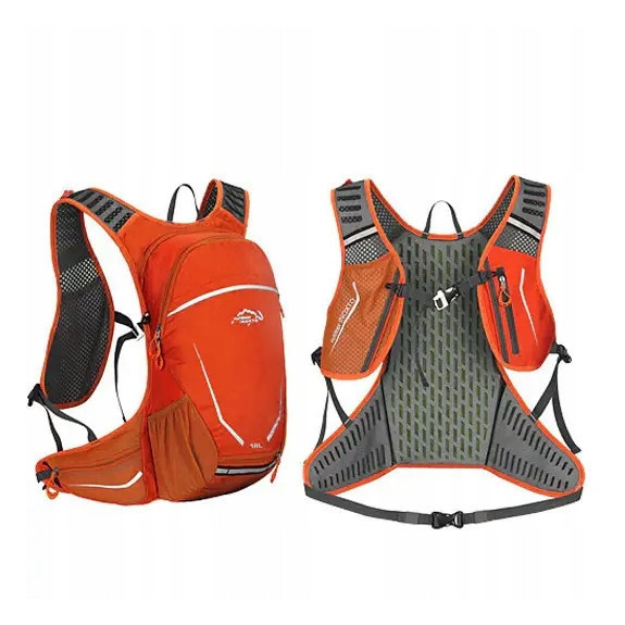 Multisportowy plecak 16L z bukłakiem 1.5L – Pomarańczowy