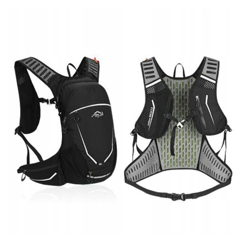Multisportowy plecak 16L z bukłakiem 1.5L – Czarny