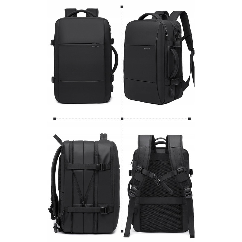 Torba podróżna plecak na laptopa 17.3 cali usb (i076)