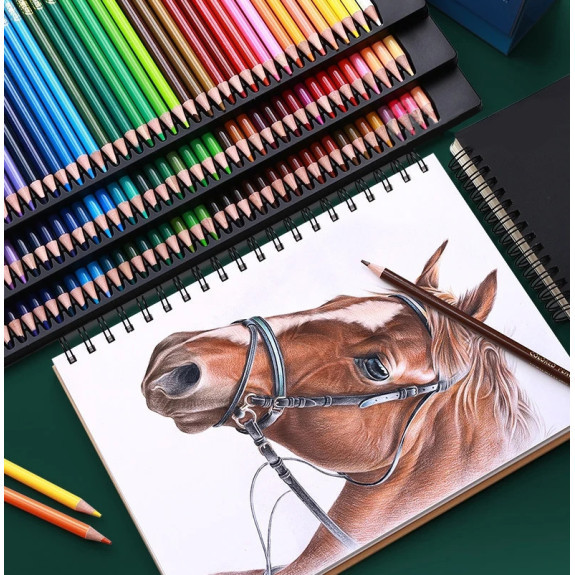 Kredki Ołówkowe Premium – Zestaw 72 Kolory Olejne