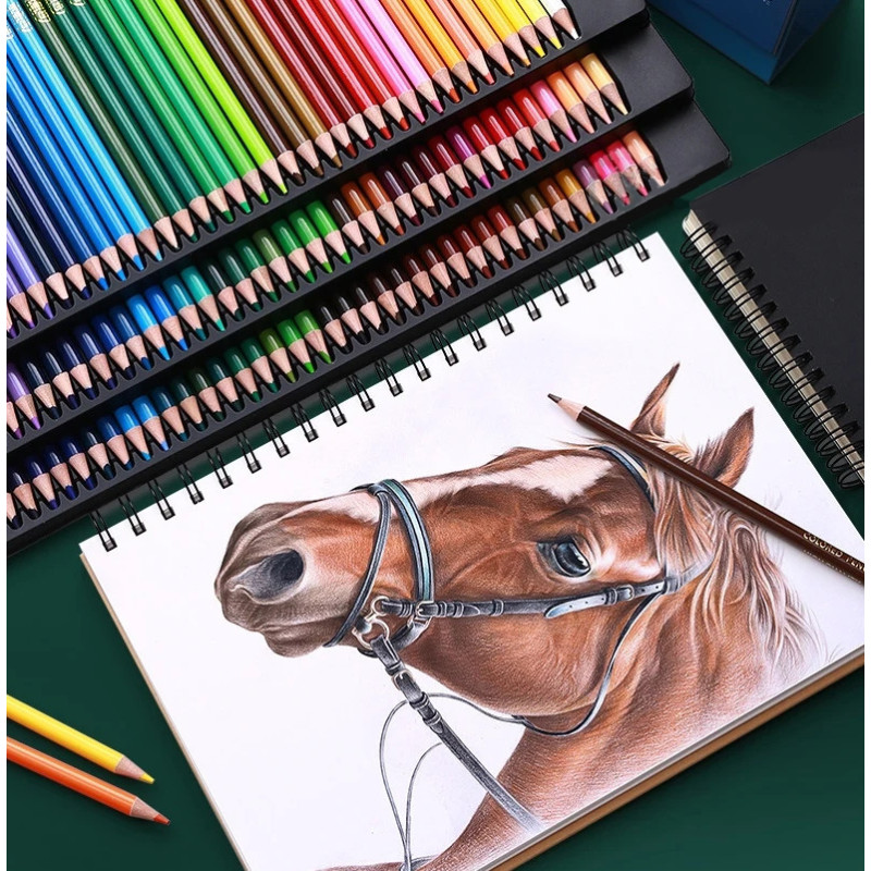 Kredki Ołówkowe Premium – Zestaw 48 Kolory Olejne