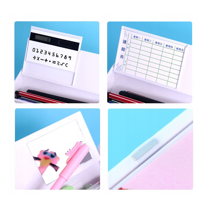 Różowy Piórnik Wielofunkcyjny Tuba z Kotkiem