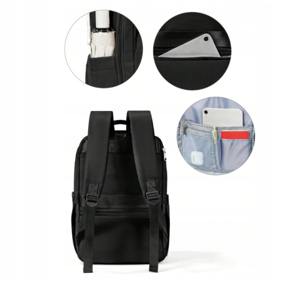 Plecak PAKKO Bagaż Podręczny do Samolotu Wizzair Rayanair 40x20x25 USB T130