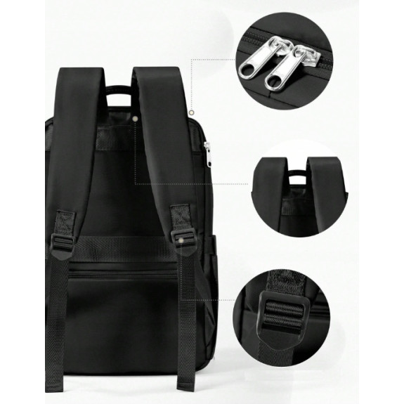 Plecak PAKKO Bagaż Podręczny do Samolotu Wizzair Rayanair 40x20x25 USB T130