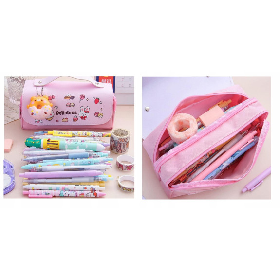 PIÓRNIK szkolny wielofunkcyjny saszetka kotek SZKOŁA (C036)