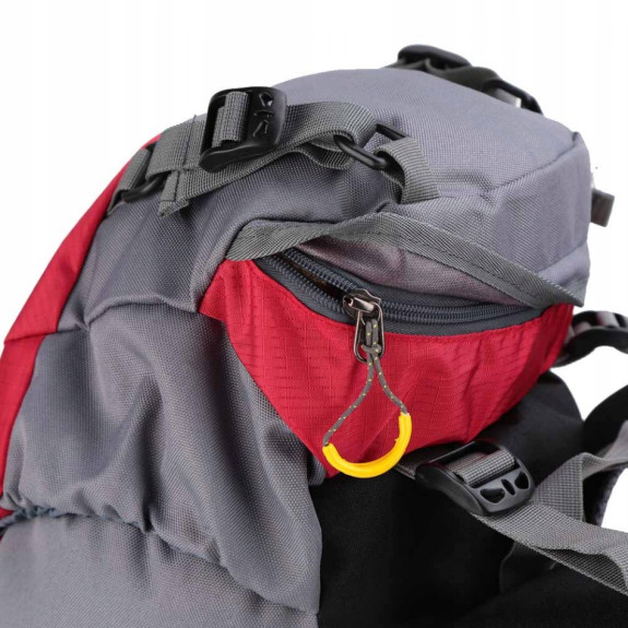Plecak turystyczny 45+5l Climber 1 GRANATOWY z pokrowcem trekkingowy w góry