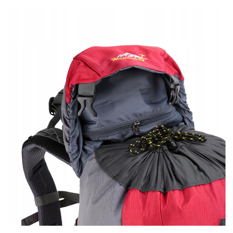 Plecak turystyczny 45+5l Climber 1 GRANATOWY z pokrowcem trekkingowy w góry