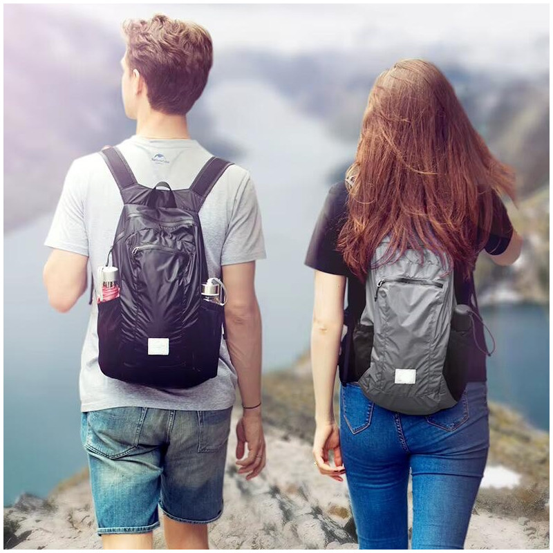 Plecak turystyczny damski męski mały 18l Czarny plecaczek bagaż podręczny (PT037)