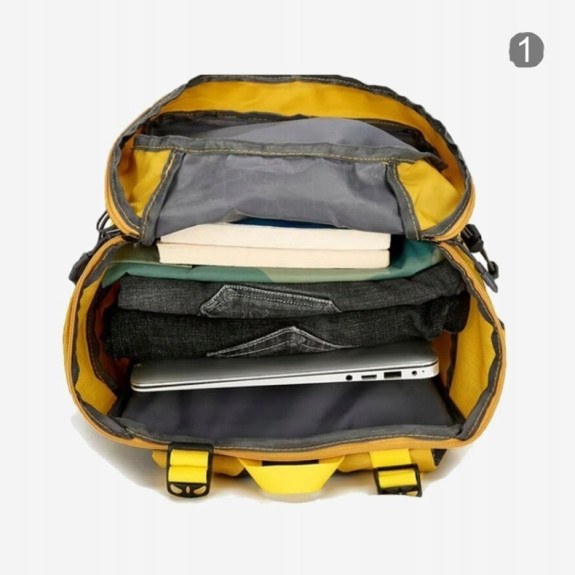 Plecak turystyczny 50L Climber 2 SZARY w góry trekkingowy usztywniane plecy