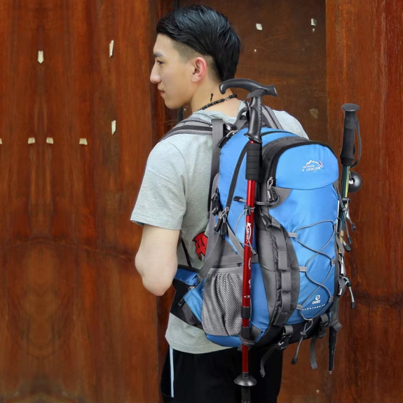 Plecak turystyczny 25L Traper 1 ZIELONY z pokrowcem przeciwdeszczowym 45l M