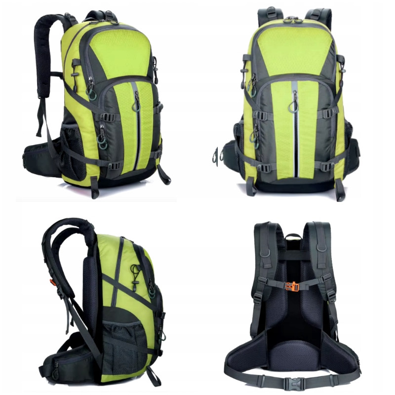 Plecak turystyczny 40L Traper 2 GREEN z pokrowcem przeciwdeszczowym 45l M