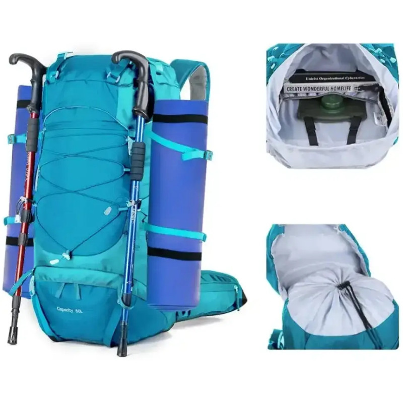 Plecak turystyczny 50L Traper 4 NIEBIESKI górski Trekkingowy damski męski