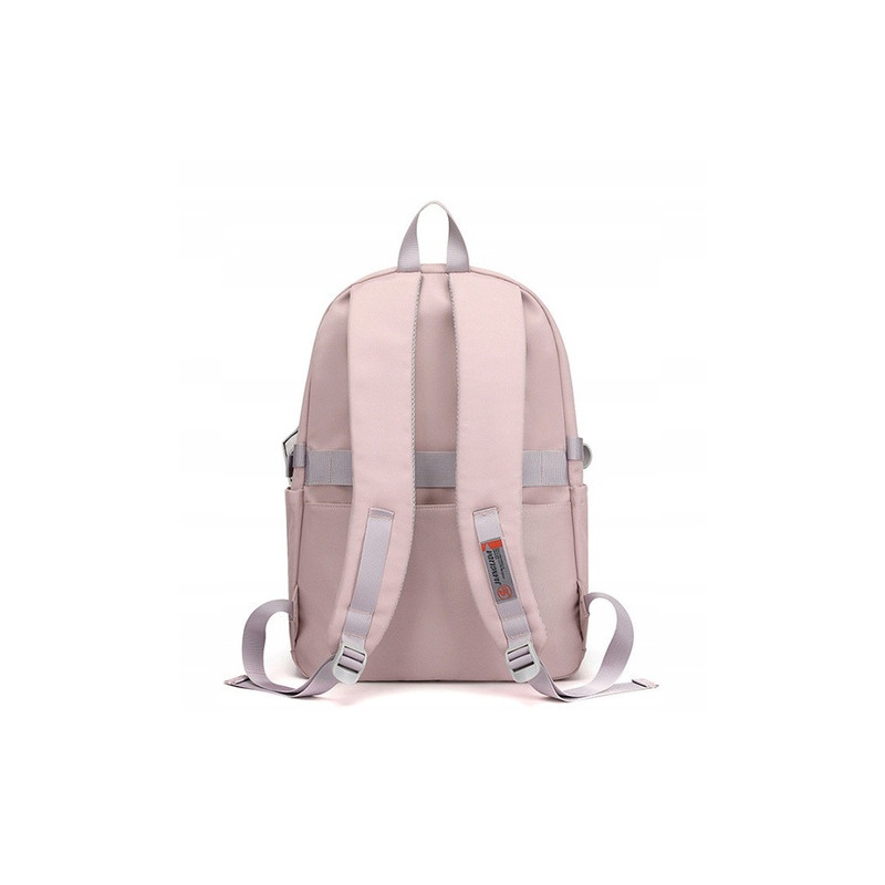 PLECAK szkolny młodzieżowy PAKKO duży tornister torba szkoła RÓŻOWY (D088)