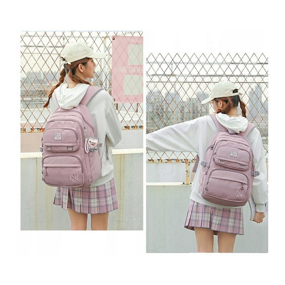 PLECAK szkolny młodzieżowy PAKKO duży tornister torba szkoła RÓŻOWY (D088) PLECAK szkolny młodzieżowy PAKKO duży tornister torba szkoła RÓŻOWY (D088)