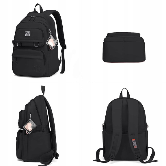 PLECAK szkolny młodzieżowy PAKKO duży tornister torba szkoła CZARNY (D088) PLECAK szkolny młodzieżowy PAKKO duży tornister torba szkoła CZARNY (D088)