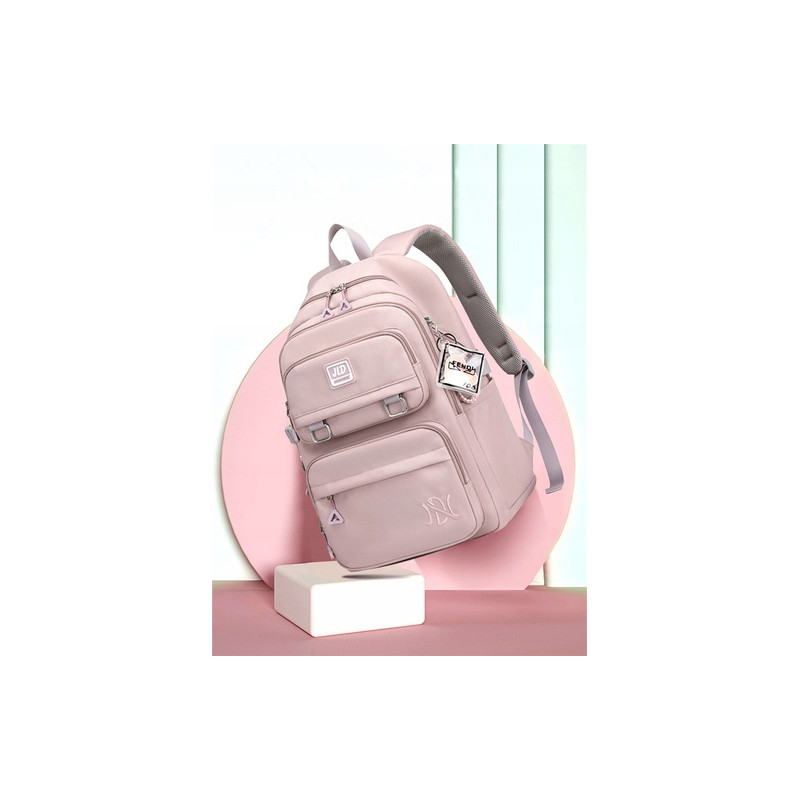 PLECAK szkolny młodzieżowy PAKKO duży tornister torba szkoła RÓŻOWY (D088)