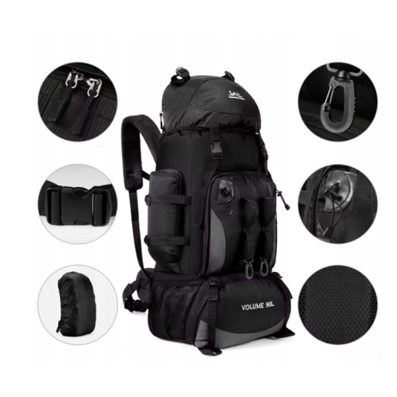 Plecak Taktyczny 90L - Militarny Wojskowy Outdoor Survival Bushcraft (I053) Plecak Taktyczny 90L - Militarny Wojskowy Outdoor Survival Bushcraft (I053)