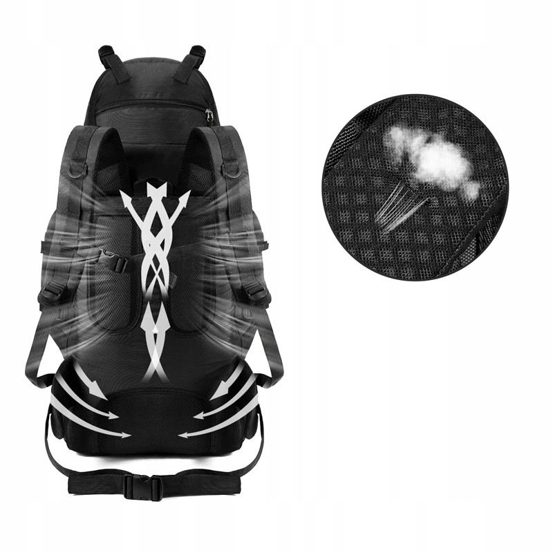 Plecak Taktyczny 90L - Militarny Wojskowy Outdoor Survival Bushcraft (I053)