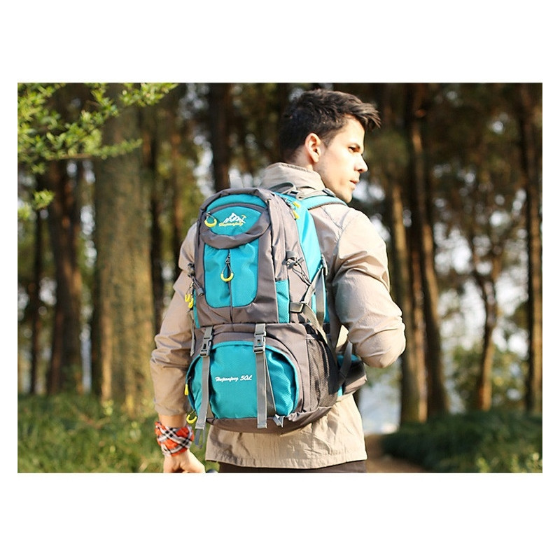 Sportowy plecak turystyczny duży 60l M | 61 x 38 x 23 (i301)