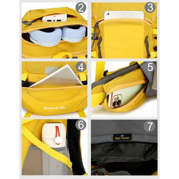 Plecak turystyczny 40L Climber2 z Wyjmowanym Panelem Usztywniającym Plecy