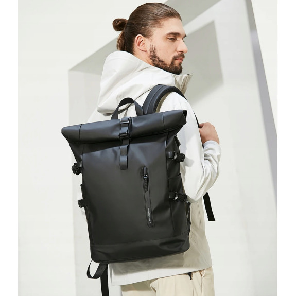 Plecak Miejski Biznesowy Męski Wodoodporny PREMIUM Kieszeń na laptopa 15.6 2