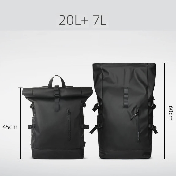 Plecak Miejski Biznesowy Męski Wodoodporny PREMIUM Kieszeń na laptopa 15.6 (PT038)