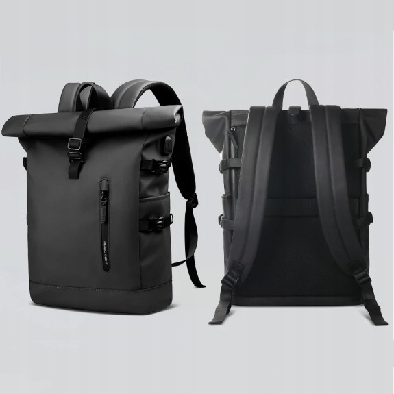 Plecak Miejski Biznesowy Męski Wodoodporny PREMIUM Kieszeń na laptopa 15.6 (PT038)