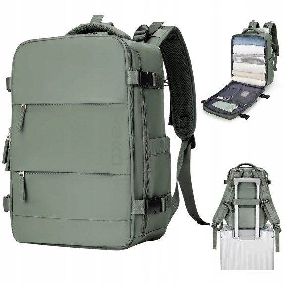 Plecak PAKKO Bagaż Podręczny do Samolotu Wizzair Rayanair 40x20x25 USB T500