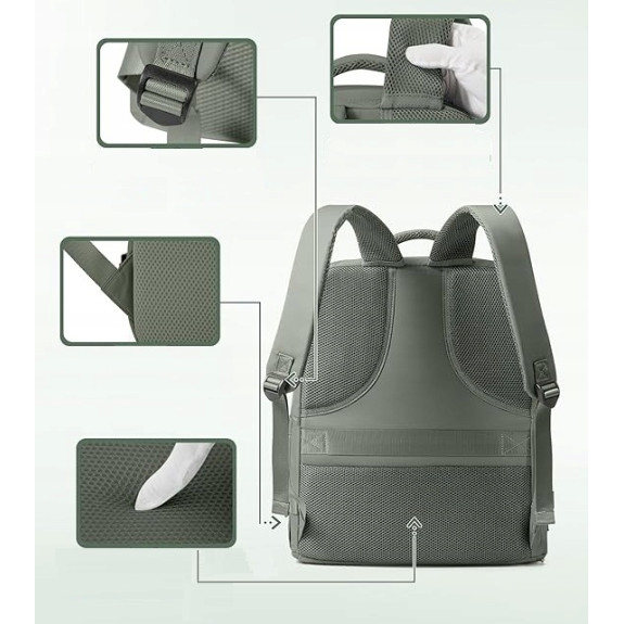 Plecak PAKKO Bagaż Podręczny do Samolotu Wizzair Rayanair 40x20x25 USB T500