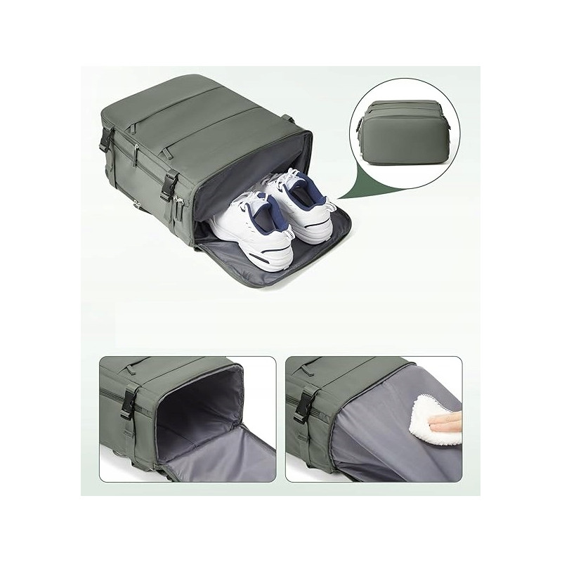 Plecak PAKKO Bagaż Podręczny do Samolotu Wizzair Rayanair 40x20x25 USB T500