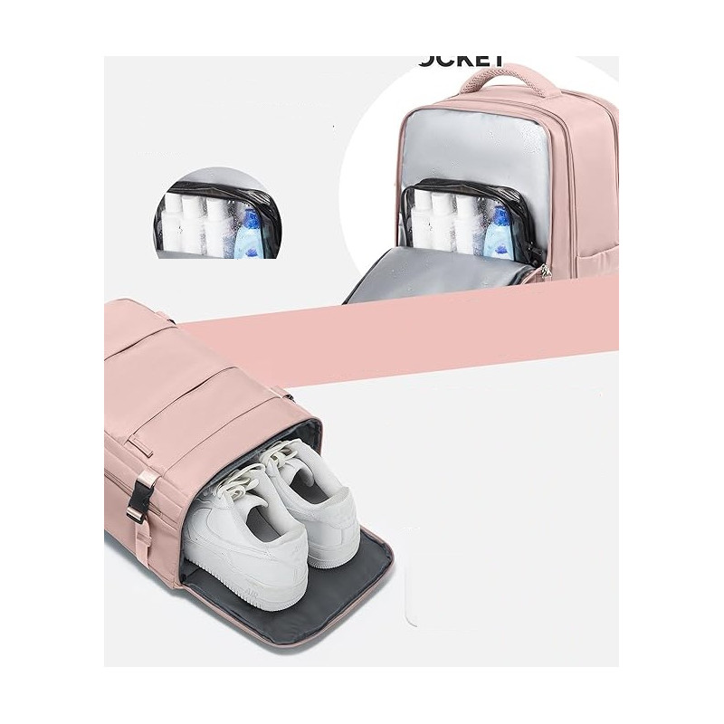 Plecak PAKKO Bagaż Podręczny do Samolotu Wizzair Rayanair 40x20x25 USB T500