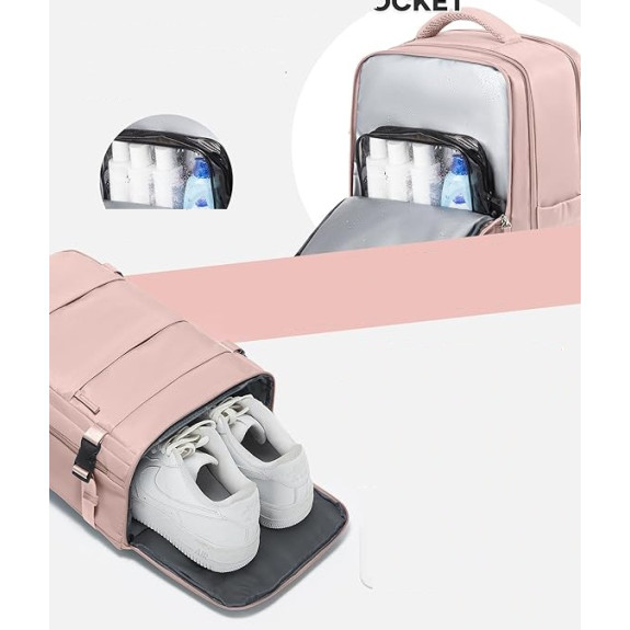 Plecak PAKKO Bagaż Podręczny do Samolotu Wizzair Rayanair 40x20x25 USB T500