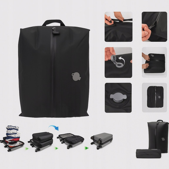 WOREK próżniowy podróżny kompresyjny PAKKO wodoodporny na ubrania (I104)