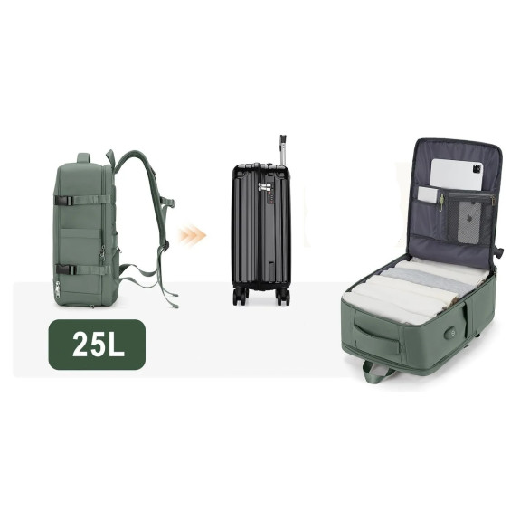 Plecak podróżny Bagaż Podręczny 46×32×16 Niebieski