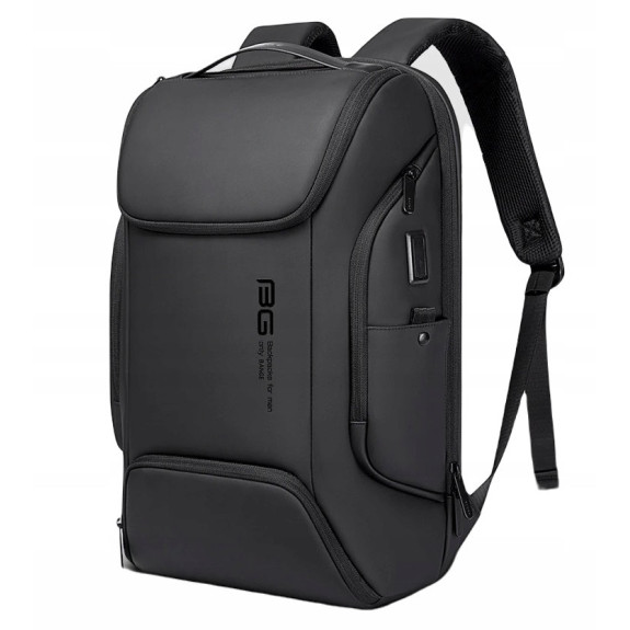 Plecak Na Laptopa 15.6 Cali USB C Wodoodporny Szary (I185)