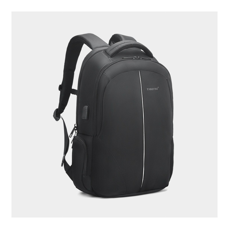 Plecak na laptopa TIGERNU 17,3" USB TSA antykradzieżowy wodoodp. szyfr I017