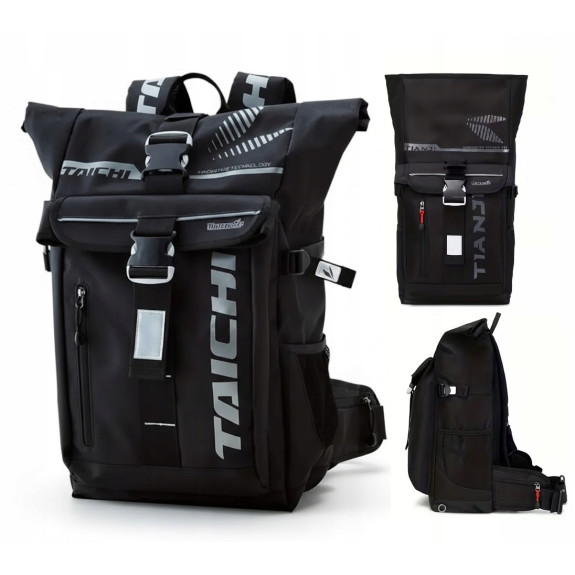 Plecak motocyklowy wodoodporny roll-top turystyczny sportowy 25-30l ZM14