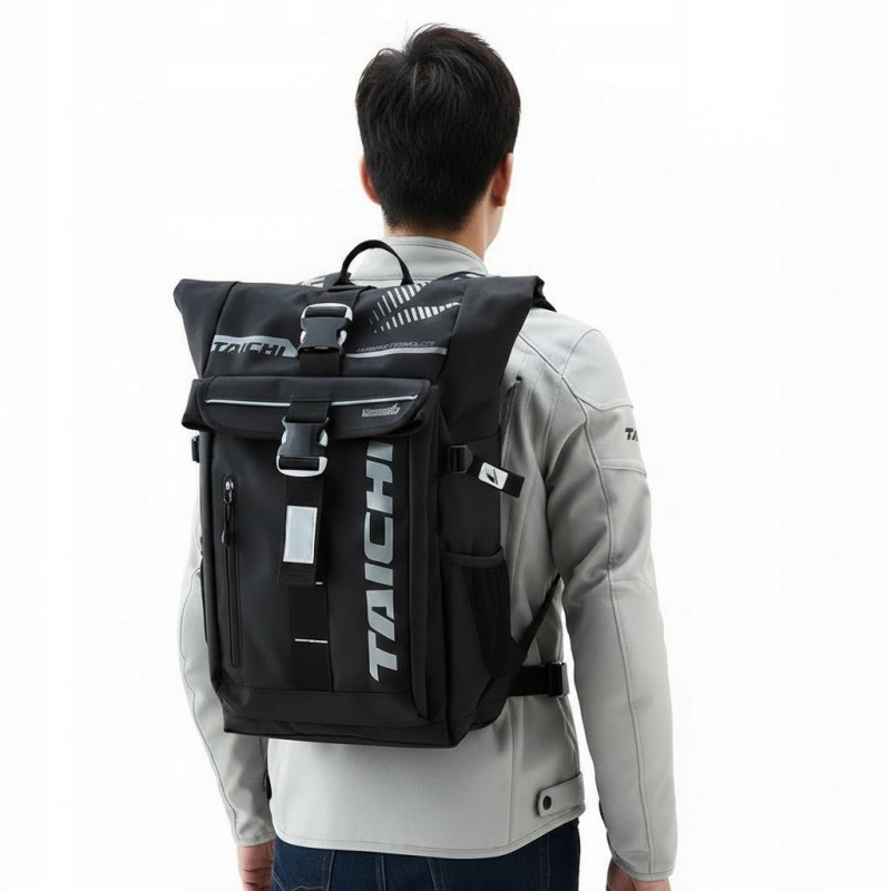 Plecak motocyklowy wodoodporny roll-top turystyczny sportowy 25-30l ZM14