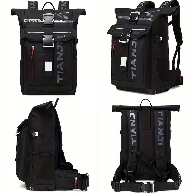 Plecak motocyklowy wodoodporny roll-top turystyczny sportowy 25-30l ZM14