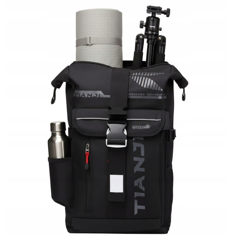 Plecak motocyklowy wodoodporny roll-top turystyczny sportowy 25-30l ZM14