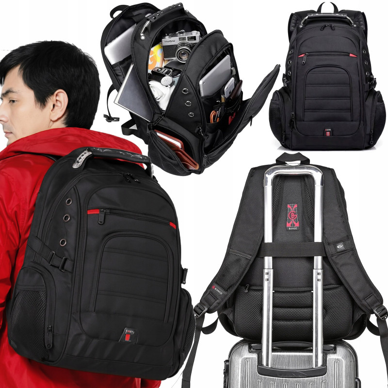 Plecak miejski na laptop 15" Bange 40L wodoodporny USB USB-C jack (I090)