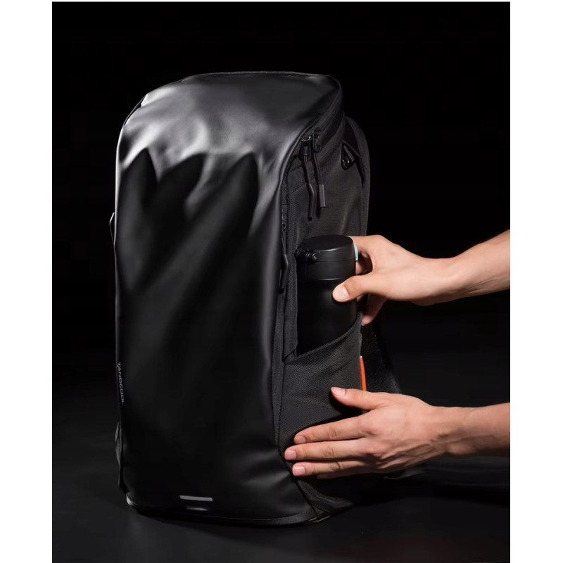 Plecak na laptopa 15,6'' wodoodporny męski miejski podróżny czarny (ZM15)