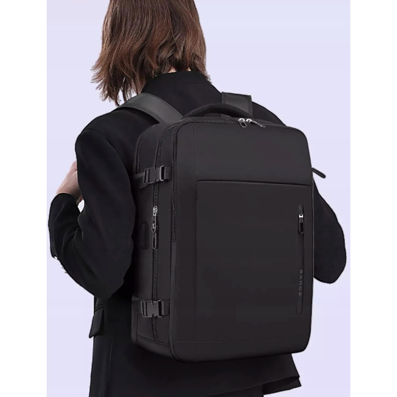Torba podróżna bagaż plecak na laptop 17,3'' USB wodoodporny BANGE I087