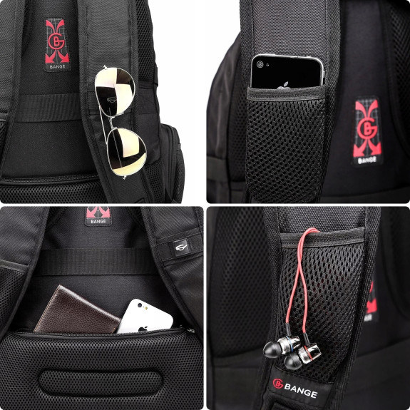 Plecak miejski na laptop 15" Bange 40L wodoodporny USB USB-C jack (I090)